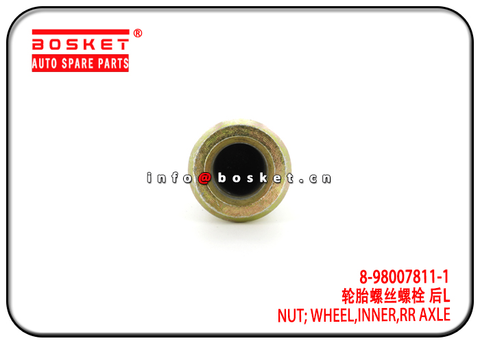 8-98007811-1 8980078111 Rear Axle Inner Wheel Nut Suitable for ISUZU 4HG1 NPR71 