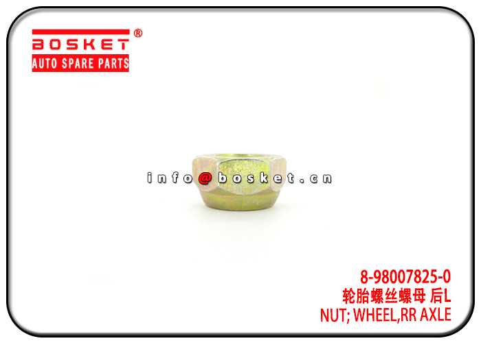 8-98007825-0 8-94365146-0 8980078250 8943651460 Rear Axle Wheel Nut Suitable for ISUZU 4HG1 NPR71 