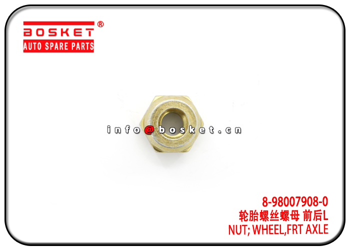 8-98007908-0 8-94365148-0 8980079080 8943651480 Front Axle Wheel Nut Suitable for ISUZU 4HG1 NPR71 