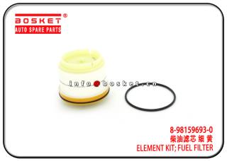 8-98159693-0 8981596930 Fuel Filter Element Kit Suitable for ISUZU 4KH1 NKR77 