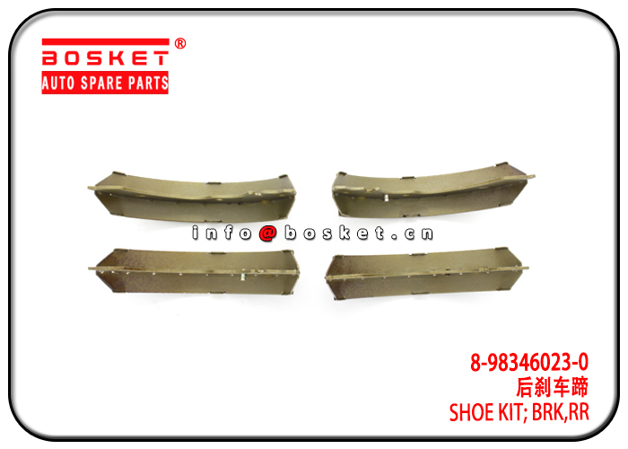 8-98346023-0 8983460230 Rear Brake Shoe Kit Suitable for ISUZU TFS TFR DMAX 4X2