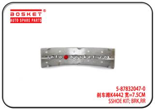 5-87832047-0 5878320470 Rear Brake Shoe Kit Suitable for Mexico Market 4HK1 ELF300 NPR