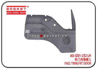 AO-IZ01-232 LH AOIZ01232 LH Front Door Trim Pad Suitable for ISUZU 600P NKR NPR NQR 20