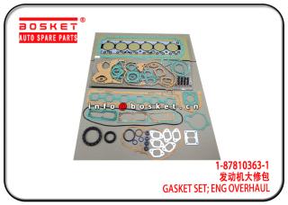 1-87810363-1 1878103631 Engine Overhaul Gasket Set Suitable for ISUZU 6BD1 