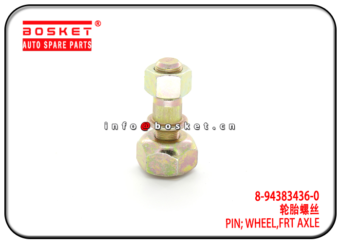 8-94383436-0 8943834360 Front Axle Wheel Pin Suitable for ISUZU NPR NKR 600P