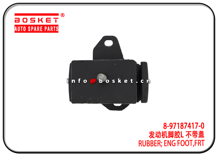 8-97187417-0 8971874170 Front Engine Foot Rubber Suitable for ISUZU 4HK1 4HE1 NPR