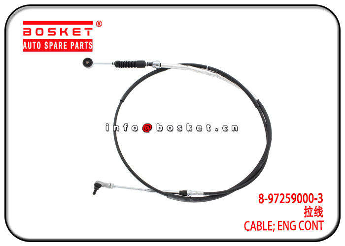 8-97259000-3 8972590003 Engine Control Cable Suitable for ISUZU NPR 