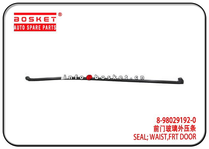 8-98029192-0 6107140-P301 8980291920 6107140P301 Front Door Waist Seal Suitable for ISUZU NMR VC46 7