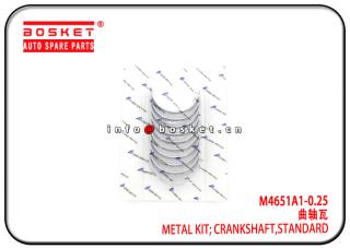 M4651A1-0.25 M4651A10.25 Standard Crankshaft Metal Kit Suitable for ISUZU 4JB1 4JB1T 4JG1